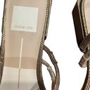 DV by Dolce Vit Dolce Vita Bronze Haize Leather Strappy Slides Heel Sandals  Shoes Sz 6.5 Photo 6