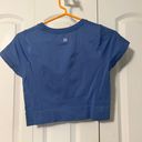 All In Motion Blue Cropped Tee Photo 2