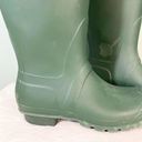 Hunter  Women's Green Adjustable Waterproof Original Tall Rain Boots Size 8M / 9W Photo 12