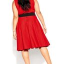 City Chic  Lipstick Red Vintage Veroni Dress Sz.XXL(24) NWT Photo 2