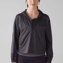 Lululemon  Womens size 8 I Put A Shell On You Pullover Hooded Cropped Jacket Photo 0