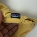 Patagonia  women’s yellow athletic drawstring shorts, size XL # Photo 2