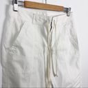 Lou & grey NWOT  White Neutral Tampered Cotton Drawstring Pants Size 4 Coastal Photo 2