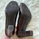 Anne Klein AK  iFlex Shiny Brown Patent Leather Heels Women's 10M Photo 6