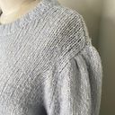 Popsugar Blue Marled Chunky Knit Sweater Photo 6