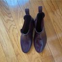 Ralph Lauren Lauren  Waterproof Rubber Boot Sz 7 Dark Purple Chelsea Rain Bootie Photo 7