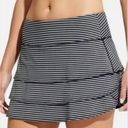 Athleta  Gray Black Swagger Skort Size Large Dark gray with black stripes Photo 13