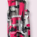 Alfani  Cowl Neck Tunic or Mini in Hot Pink, Black & White Photo 2