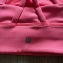 Lululemon  energy ribbed high neck raspberry cream sport bra size 4 Photo 1