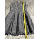 Rebecca Taylor  Boho Lagenlook Mini Dress Womens 8 Gray Minimalist Contemporary Photo 5