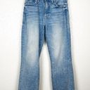 Mother The Insider Crop Step Fray Jeans In Deep Breaths Cotton Blend Size 25 Photo 2