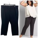 Lane Bryant  Madison trouser Pants Black size 26 Long Black Photo 1