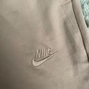 Nike NWT  Tan High Rise Wide Leg Crop Sweatpants Photo 6