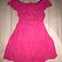 Nsr off the shoulder pink dress with hidden zipper Photo 0