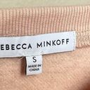 Rebecca Minkoff  Square Neck Pullover Sweatshirt Soft Pink Size Small Photo 6