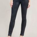 Level 99 Womens Size 27 Coated Black Jeans Leather Look Photo 6