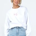 Princess Polly Lioness Love Bites White Pink Sweatshirt S Photo 1