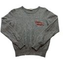 A loves A Cashmere Wool Sweater Forever Ever Gray Womens L Embroidered Photo 0