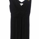 Ronni Nicole black dress gold chain detail Size 8 Photo 6