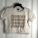 Brown Western Originality Howdy Crop Top Tshirt Size Medium Tan Photo 0