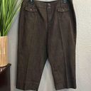 Cato B24 , cropped brown pants, size 12 Photo 0