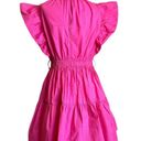 Derek Lam  10 Crosby Finne Ruffled Wrap Tiered Mini Dress in Pink 38 Womens Photo 6