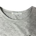 Rebecca Minkoff Lover  Tee Heather Gray XS Crew Neck Tee Photo 4