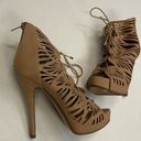 Soda  Cream Lace Up Gladiator High Heels - Woman’s Size 7 Photo 4