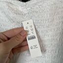 J.Crew  Smocked broken-in jersey cropped top white Photo 7