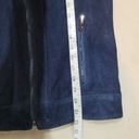 Anne Klein  Blue Suede Leather Jacket - Size Small Photo 8