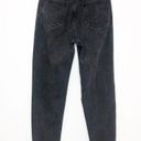 Pretty Little Thing  Mom Jeans Baggy Tapered Leg Size 4 Black Wash Photo 3