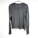 Vince Buck Mason Women 100% Cotton Straight Hem Long Sleeve  Wash Black Large Photo 4