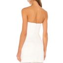 Majorelle  Ursula Strapless White Tulle Mesh Mini Dress Size XS Photo 2