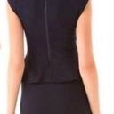 Alice + Olivia  black peplum employed office career bodycon dress size 10 Photo 1