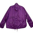 Woman Within * Jacket Womens Plus 2X Purple Lightweight Casual Windbreaker Coat Photo 0