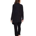 Barefoot Dreams  CozyChic Lite Island Wrap Knit Cardigan 436 Black L/XL Photo 6