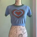 Debut Blue Orange and Green HEART SHIRT Photo 0