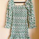 TCEC | Floral Smocked Mini Dress | S | Green | CD02369 | Sample Sale Photo 5