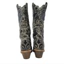 Corral  Lizard Inlay Western Cowgirl Boots Pointed Snip Toe Embroidered Size 7 W Photo 6