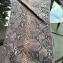 L'AGENCE L’AGENCE Margot High Rise Cropped Skinny Python Snake Print Jeans Brown 25 NWOT Photo 10