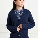 Hill House  The Simple Grandpa Cardigan Sweater Navy Blue Size L Photo 0