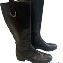 Ralph Lauren Lauren  Sagira II Black Leather Boots Photo 2