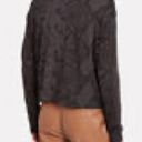 Rag and Bone  Snake Print Long Sleeve Cropped Shirt Photo 4