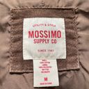 Mossimo Supply Co  Cotton Faux Velour Blazer Jacket Brown Size Medium Photo 7