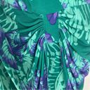 Gianni Bini  Madison Mint Leaf One Shoulder Tropical Mini Dress Medium INV267 Photo 7