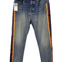 Polo  Ralph Lauren destroyed Avery Racing Stripes Boyfriend Jeans Size 26 NWT Photo 11