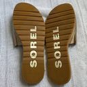 Sorel  two toned metallic slip on sandals. Photo 4