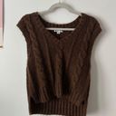 American Eagle brown sweater vest size XS Photo 0