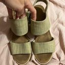  Majorca Heels Toms Linen-Look Chunky Heels 8.5 Photo 0