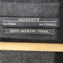 All Saints Novara Wool Cardigan Sweater Size XS Grey Photo 4